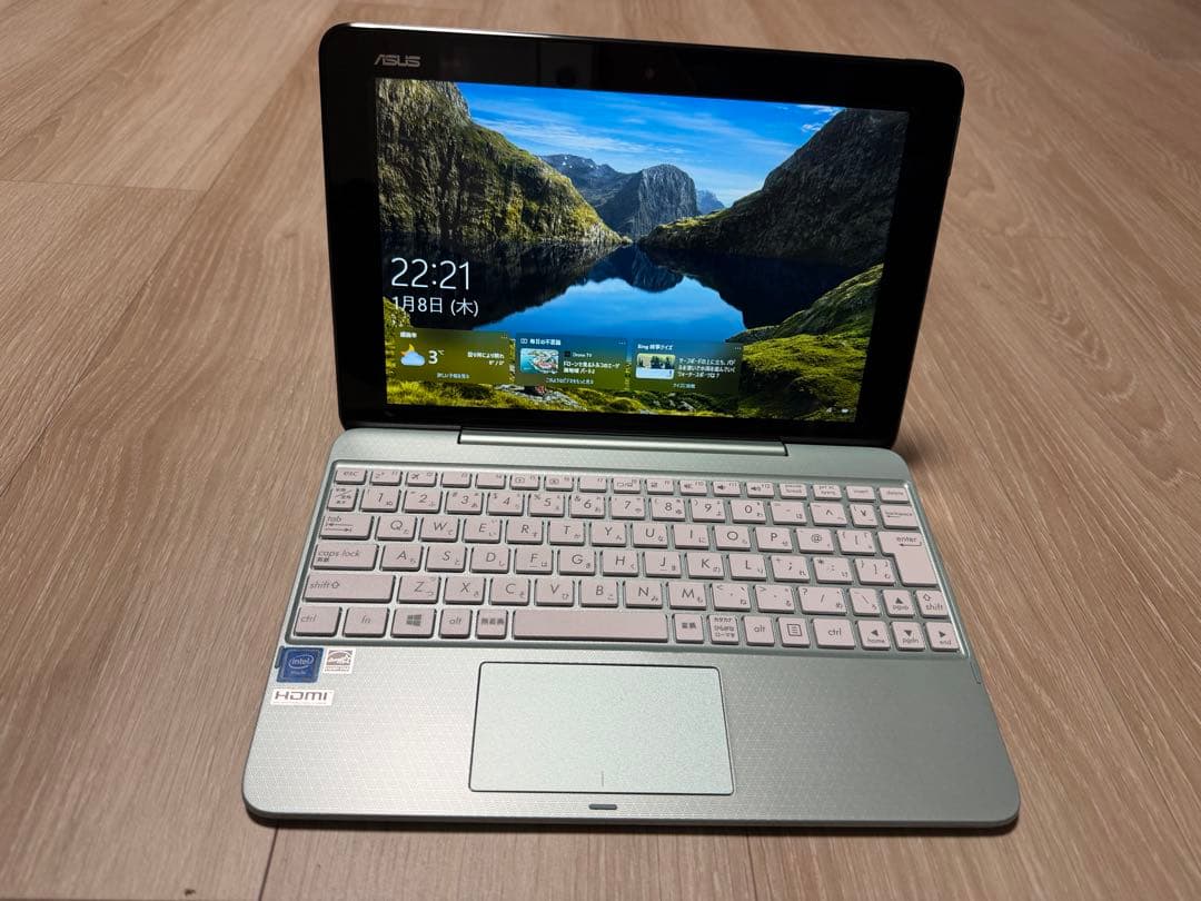 ASUS R105HA 2in1ノートPC Windows タッチ対応