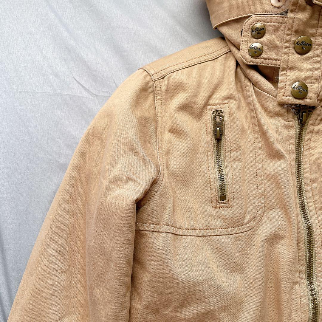 y2k ホリスター　グランジ ファー　短丈　ミリタリージャケット　平成ギャル