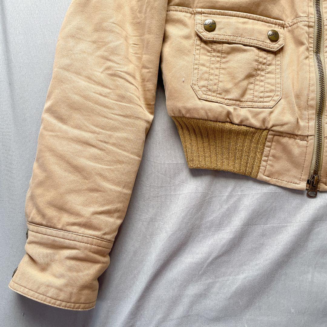 y2k ホリスター　グランジ ファー　短丈　ミリタリージャケット　平成ギャル