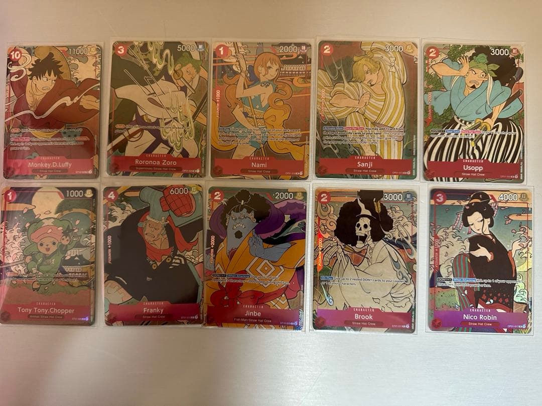 ワンピースカード　浮世絵　英語版 1st Anniversary Set