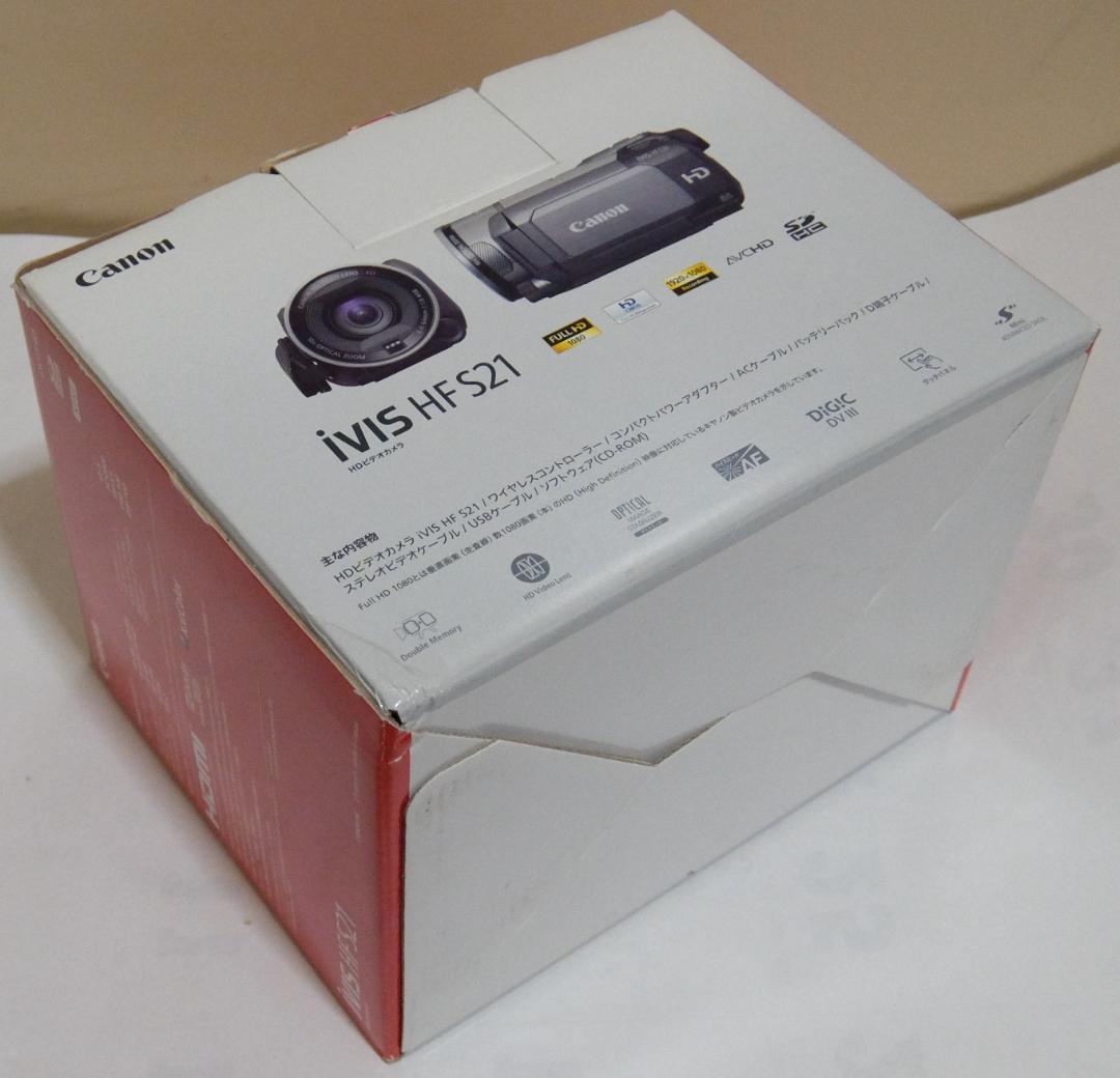 CANON キャノン iVIS HF S21 フルHD デジタルカメラ 中古品