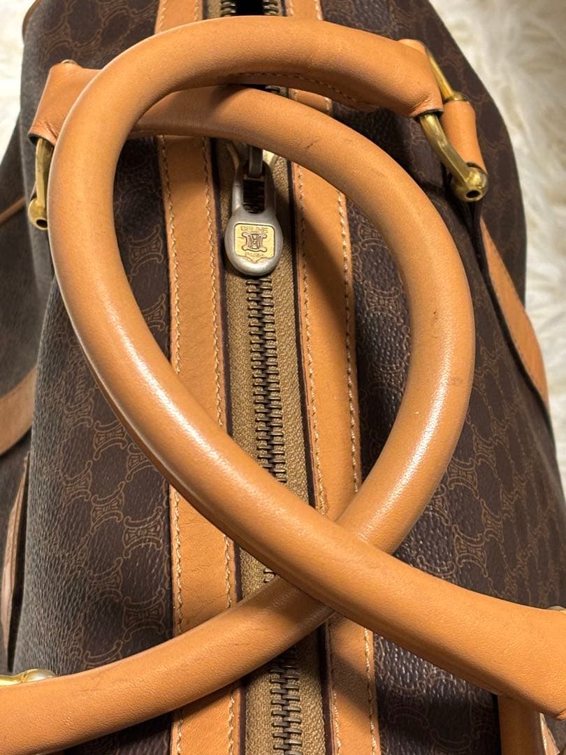CELINE ブラウン ボストンバッグ