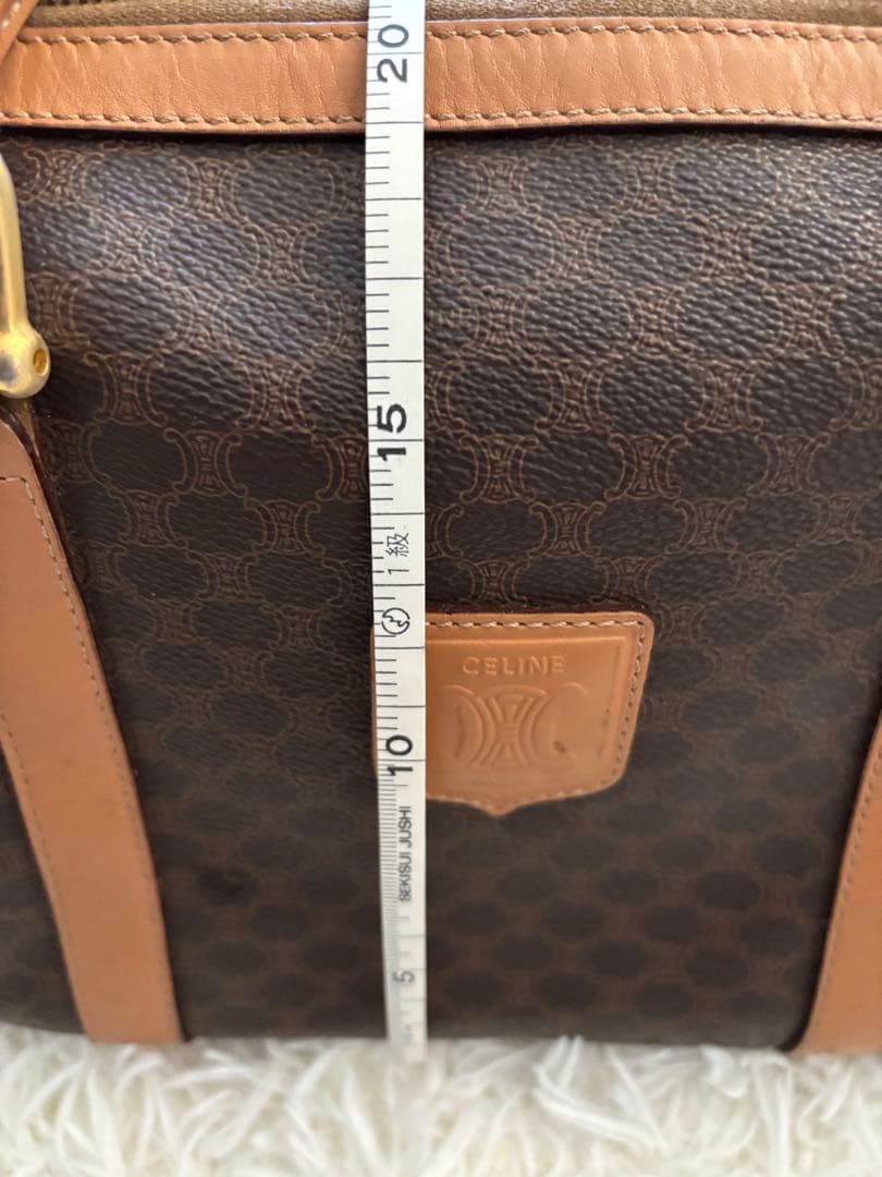 CELINE ブラウン ボストンバッグ