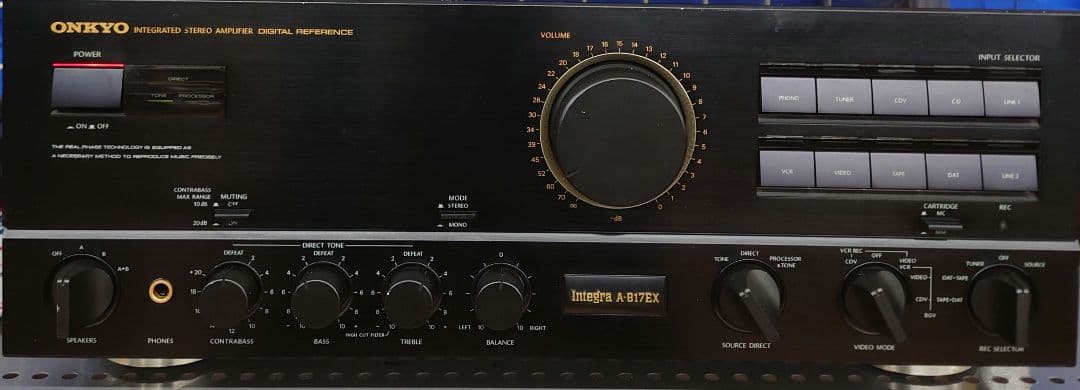 ★☆ONKYO　INTEGRA　A-817EX プリメインアンプ
