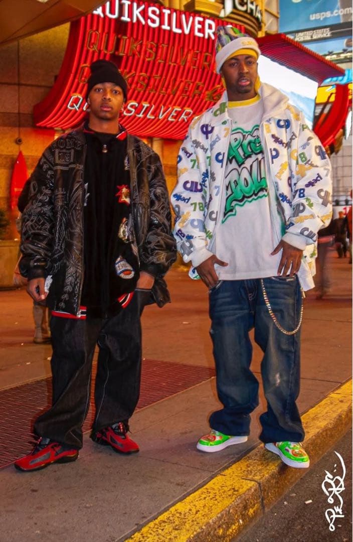 SCARFACE スカーフェイス 本革 総柄 レザージャケット bboy 00s