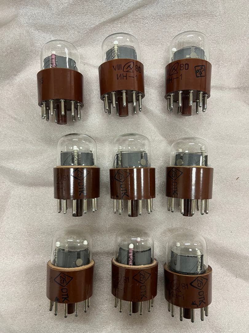 新品33本セット ソビエト製 ニキシー管 IN-1