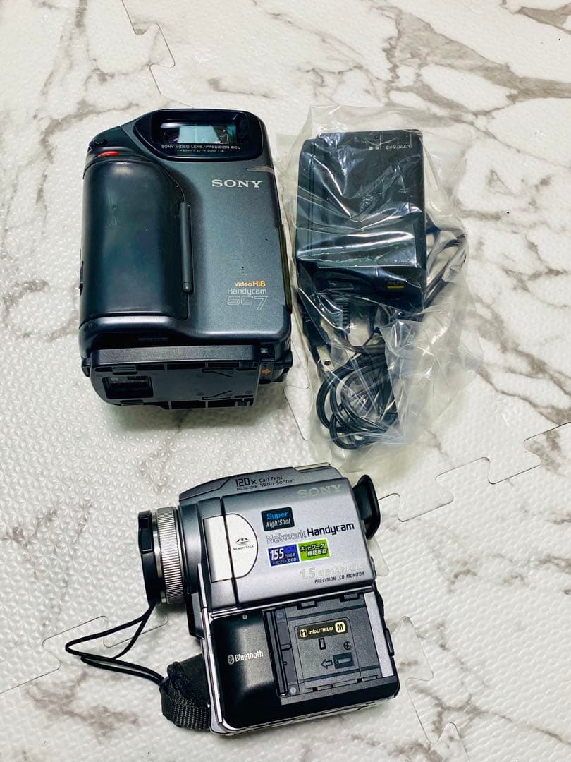 SONY video Hi8 ccd-sc7 DCR-PC120 本体 2個