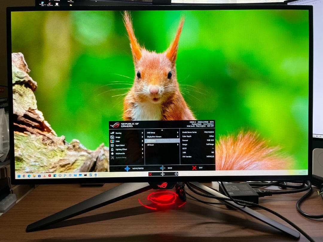 ASUS ROG PG27AQDM ゲーミングモニター