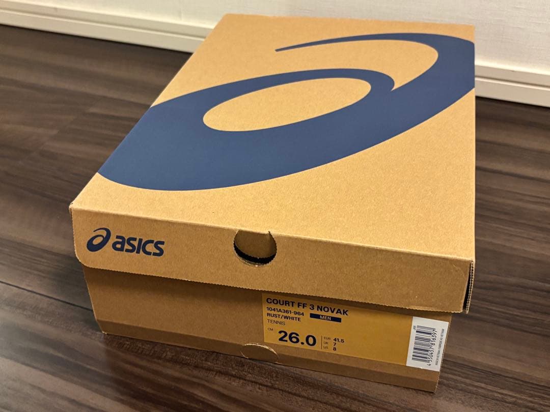 【極美品】COURT FF3 NOVAK （AC）Rust/White 26cm