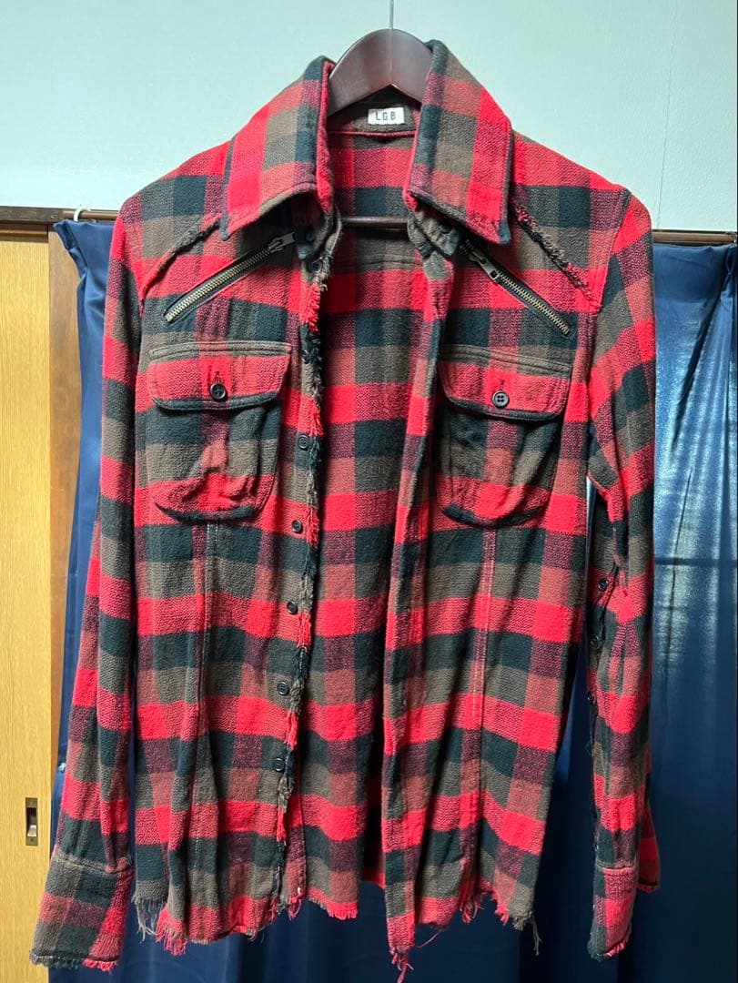 LGB ルグランブルー SHIRT-G チェックシャツ