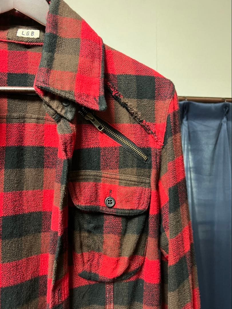 LGB ルグランブルー SHIRT-G チェックシャツ