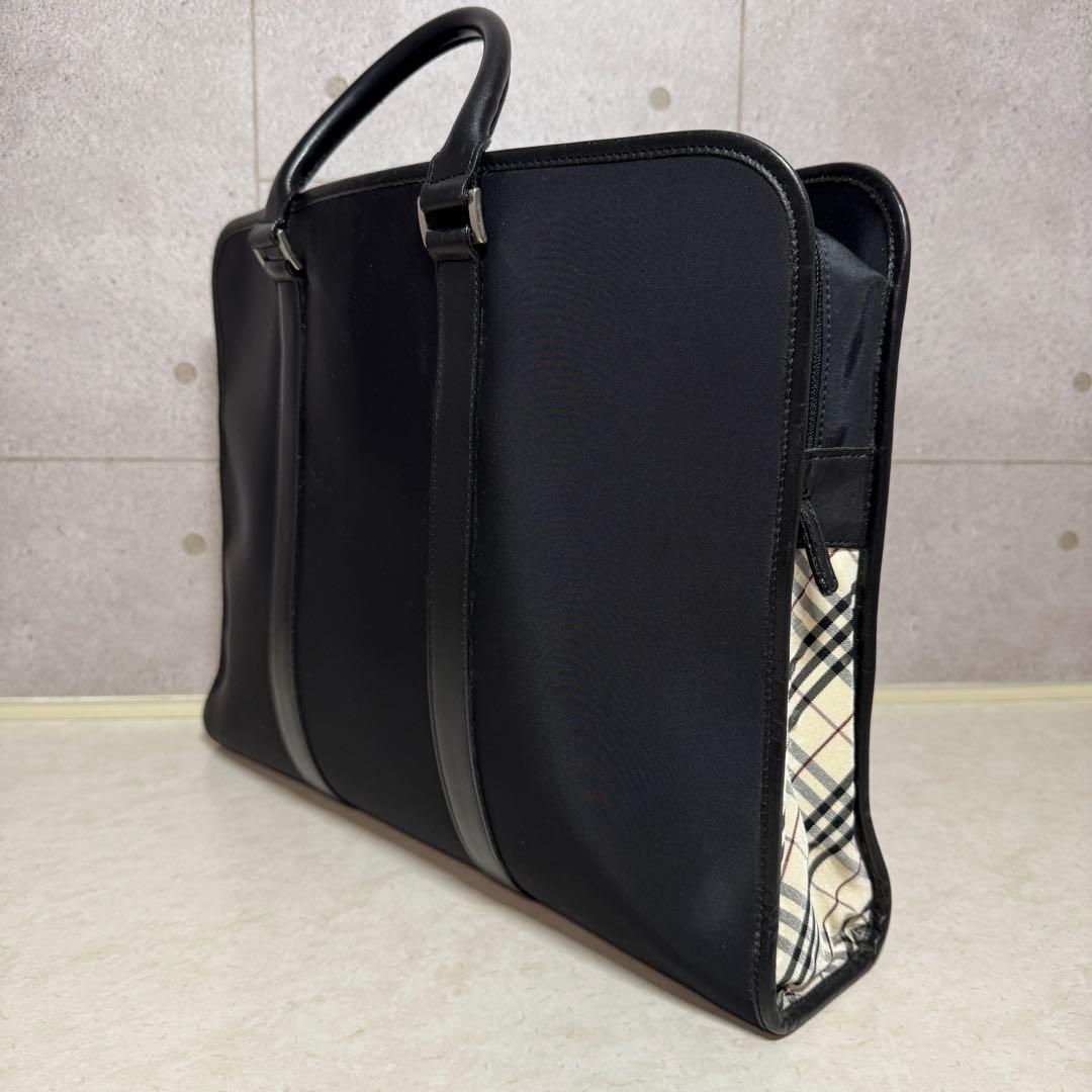 BURBERRY BLACK LABEL ノバチェック ビジネスバッグ