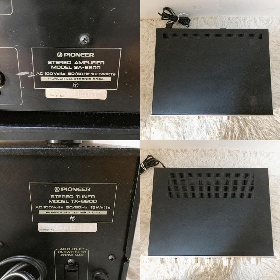 Pioneer SA-8800 TX-8800 2台セット アンプ チューナー