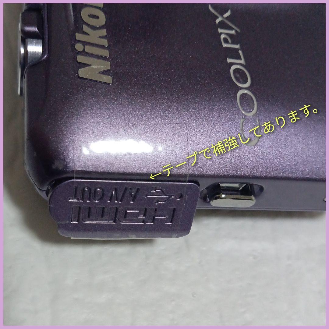 〇Nikon Coolpix コンパクトデジタルカメラ パープル