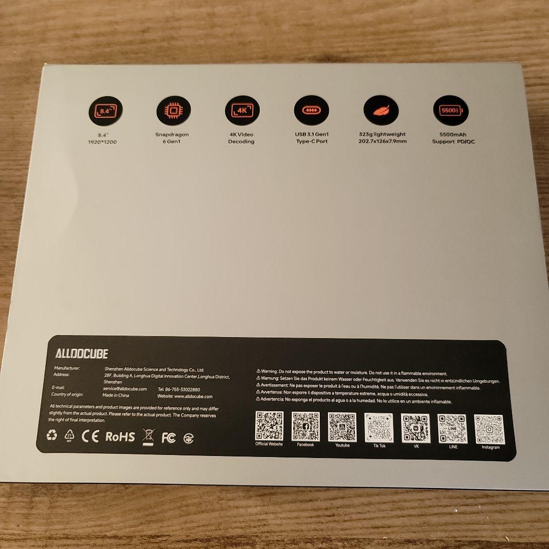 Alldocube iPlay60 mini Turbo 8.4インチタブレット