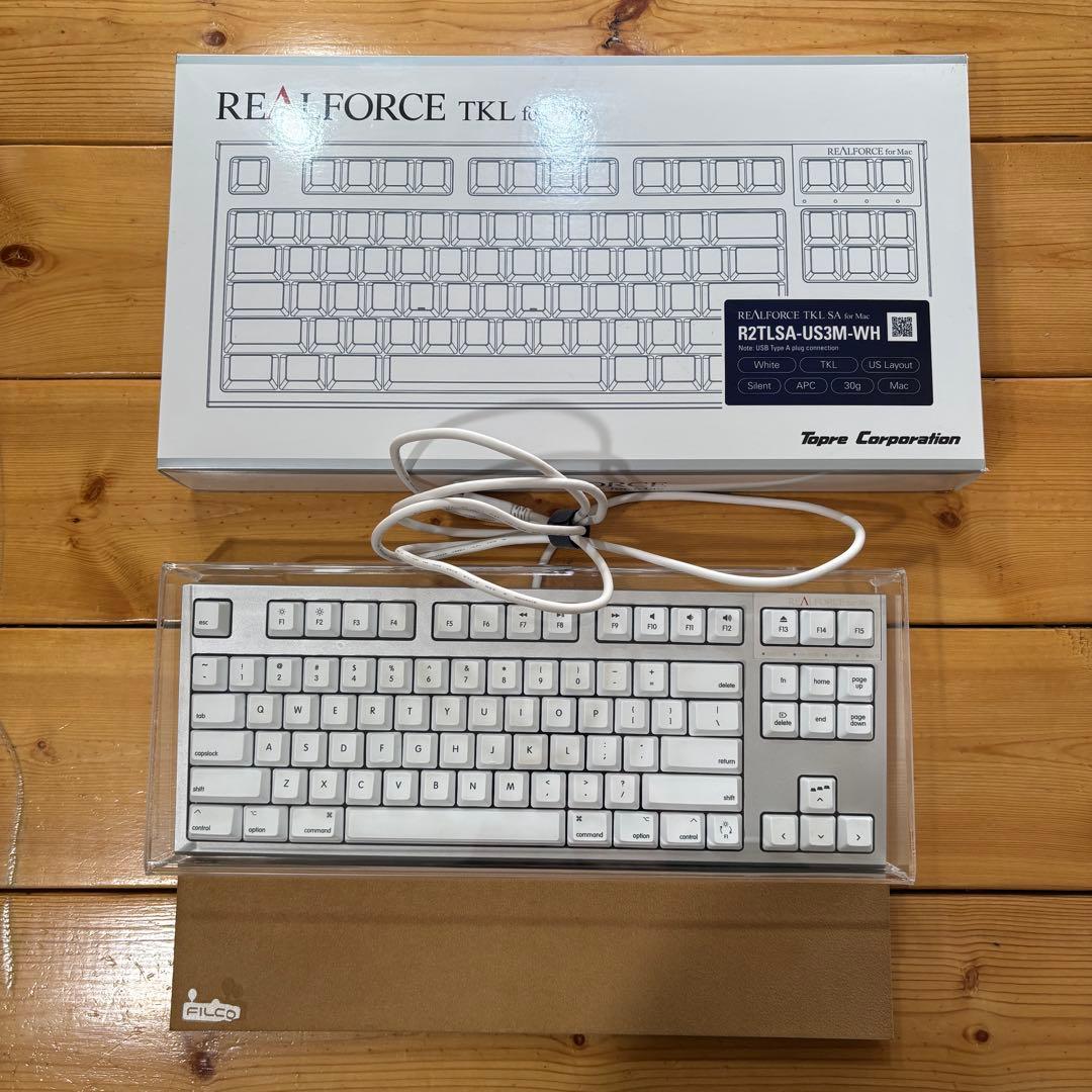 REALFORCE for Mac US配列R2 カバー アームレスト付