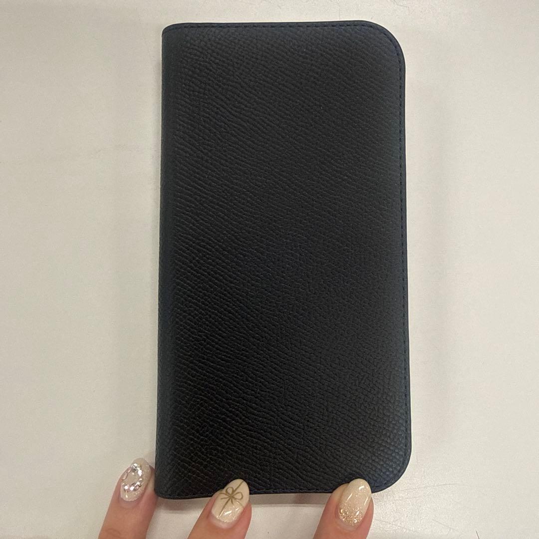 な*う様 BONAVENTURA 手帳型iPhone16ケース 黒