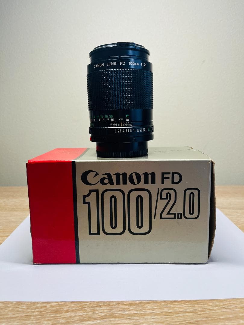 【希少】Canon new FD 100mm F2 Lens
