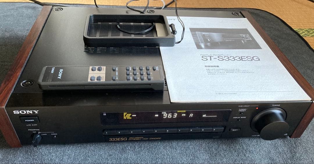 SONY ST-S333ESG FM/AMチューナー　難あり