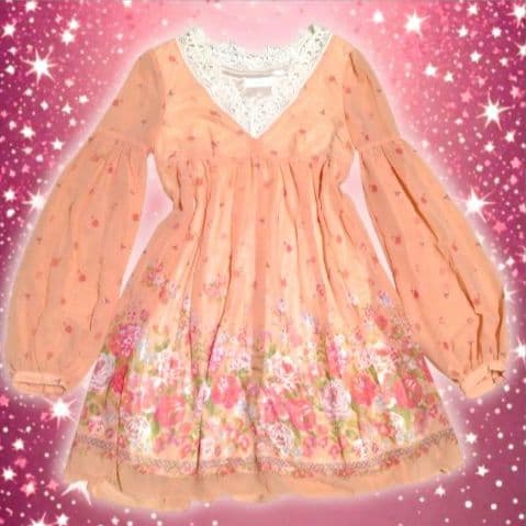 リズリサ 平成ギャル y2k 姫ロリ 姫ギャル コケット 花柄 ふりふり