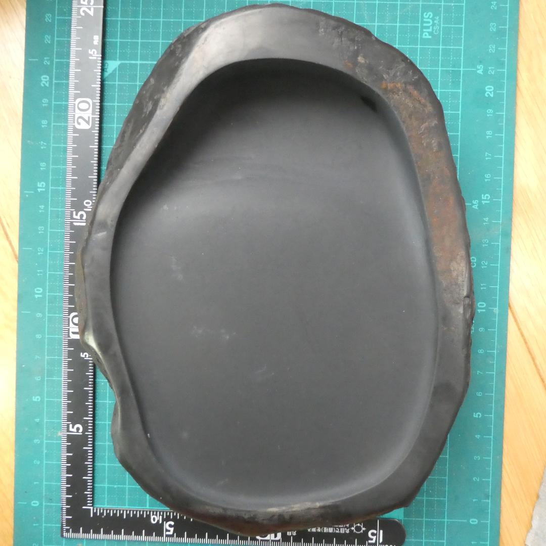 書道 硯 雨畑硯７⑦ 雨畑真石 知石作 最高級品 大型硯