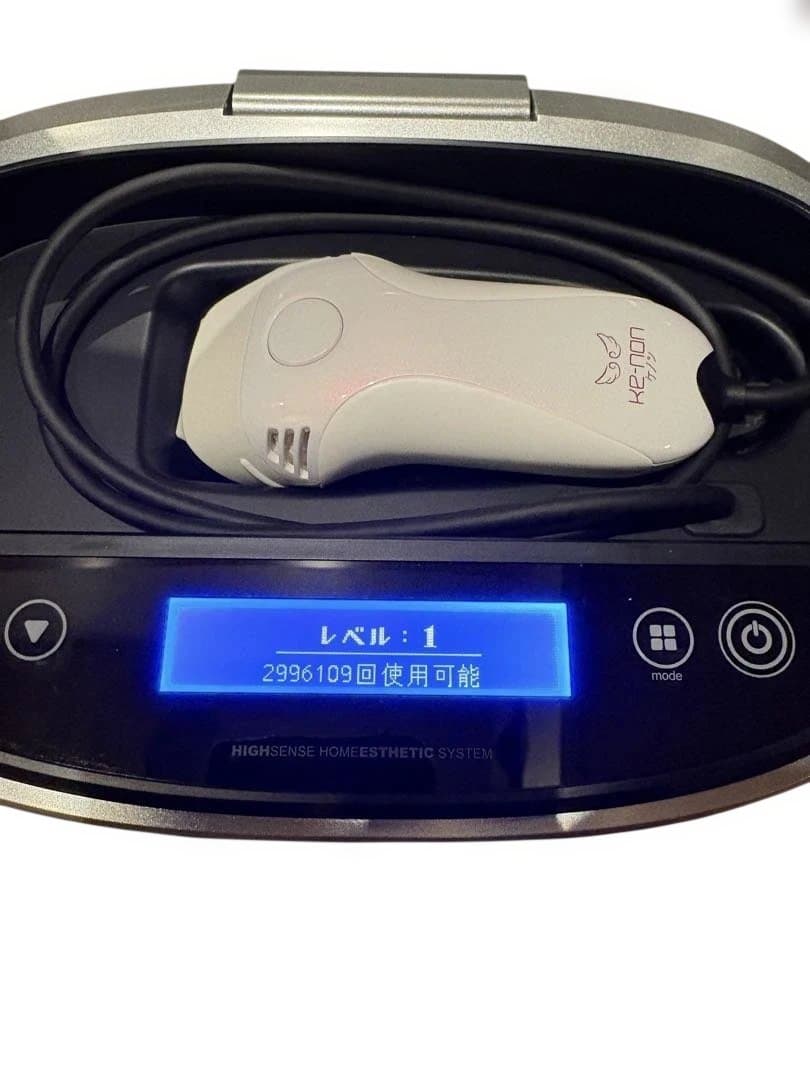 ケノン 脱毛器 ホワイト 取扱説明書付き