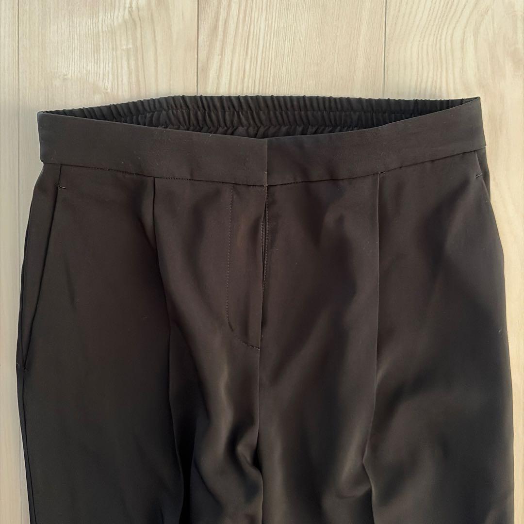 ICB 黒 ノーカラー　ジャケット　パンツスーツ 上下セット