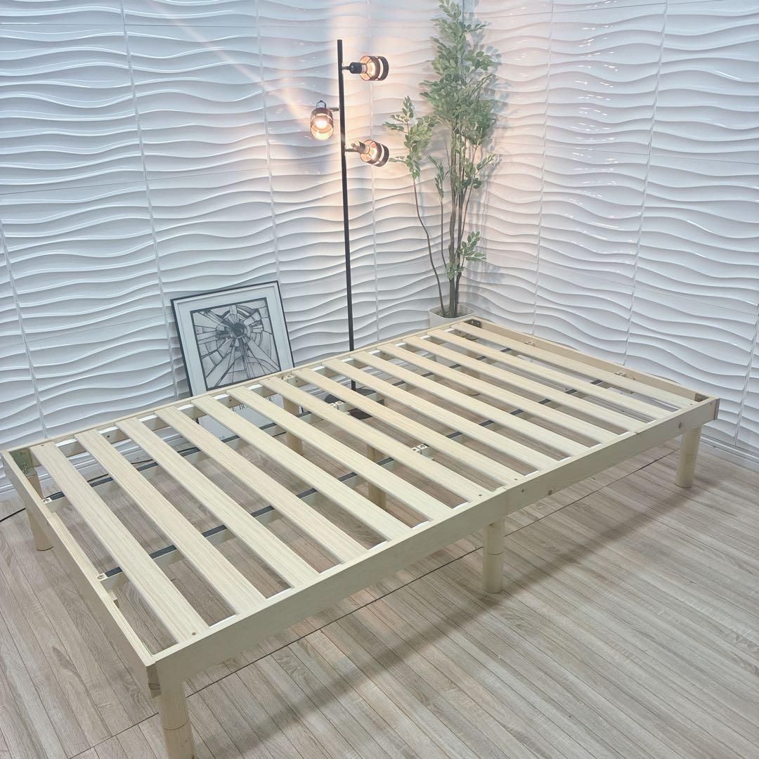 ◇大阪府全域 神戸市 配達料無料！◇すのこベッド◇ベッドフレーム◇セミダブル◇