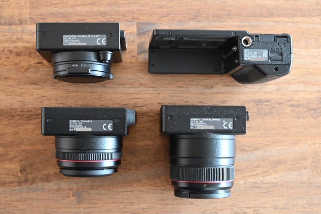 RICOH GXR+レンズ3本A12 28mm&50mm&S10 24-72mm
