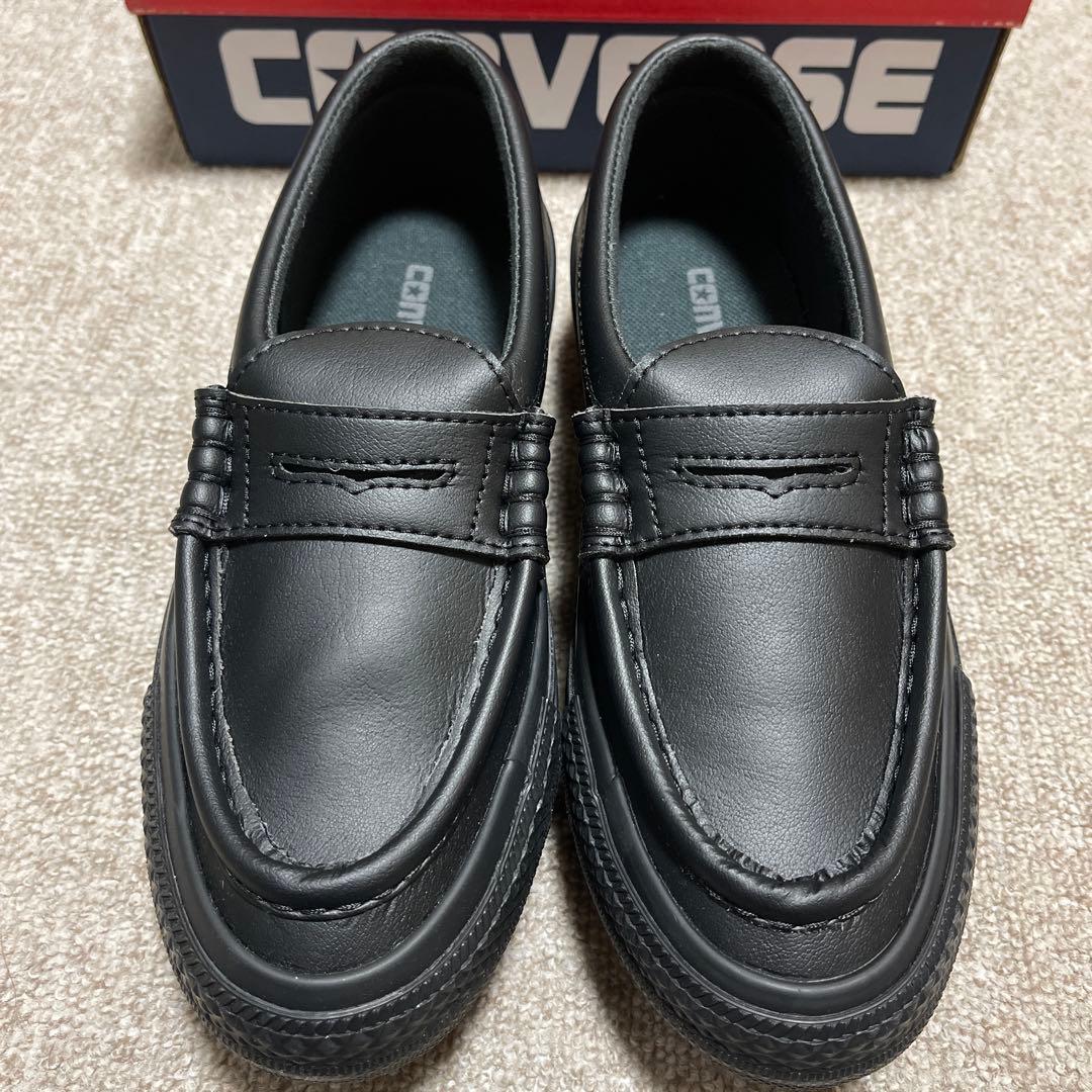 CONVERSE ブラック ローファー