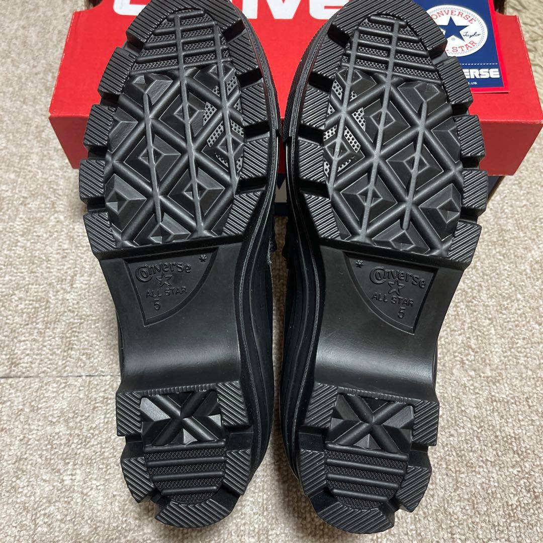 CONVERSE ブラック ローファー