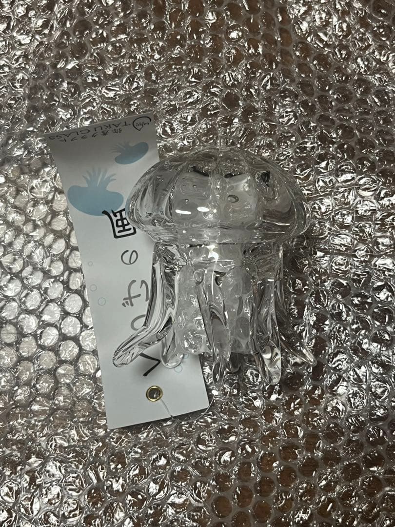 くらげ風鈴　クリア　京都水族館限定品