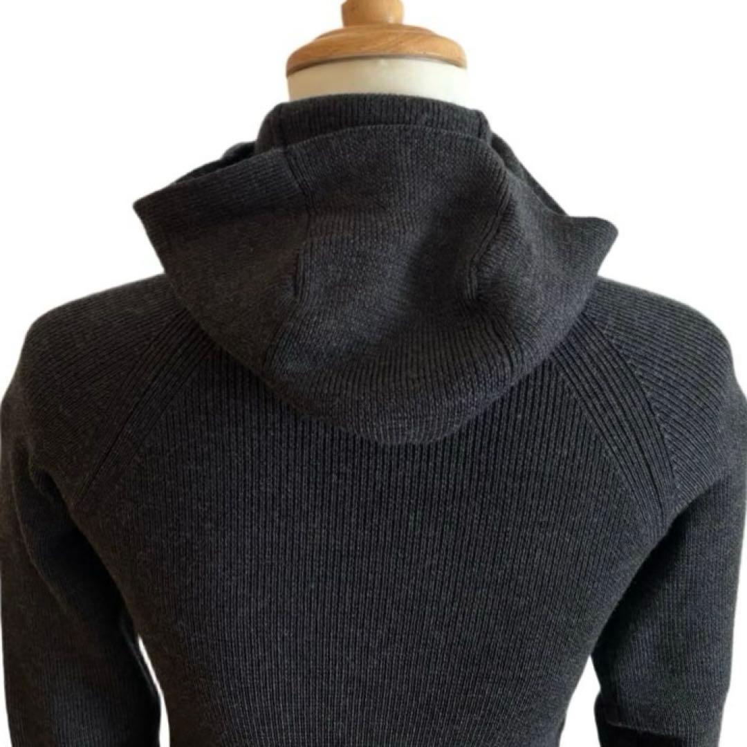 【LIMI feu】 ストレッチモンキーセーター ウール素材 グレー