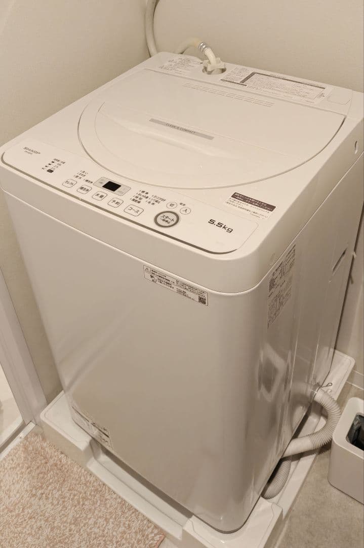 シャープ 2023年製 全自動洗濯機 5.5kg