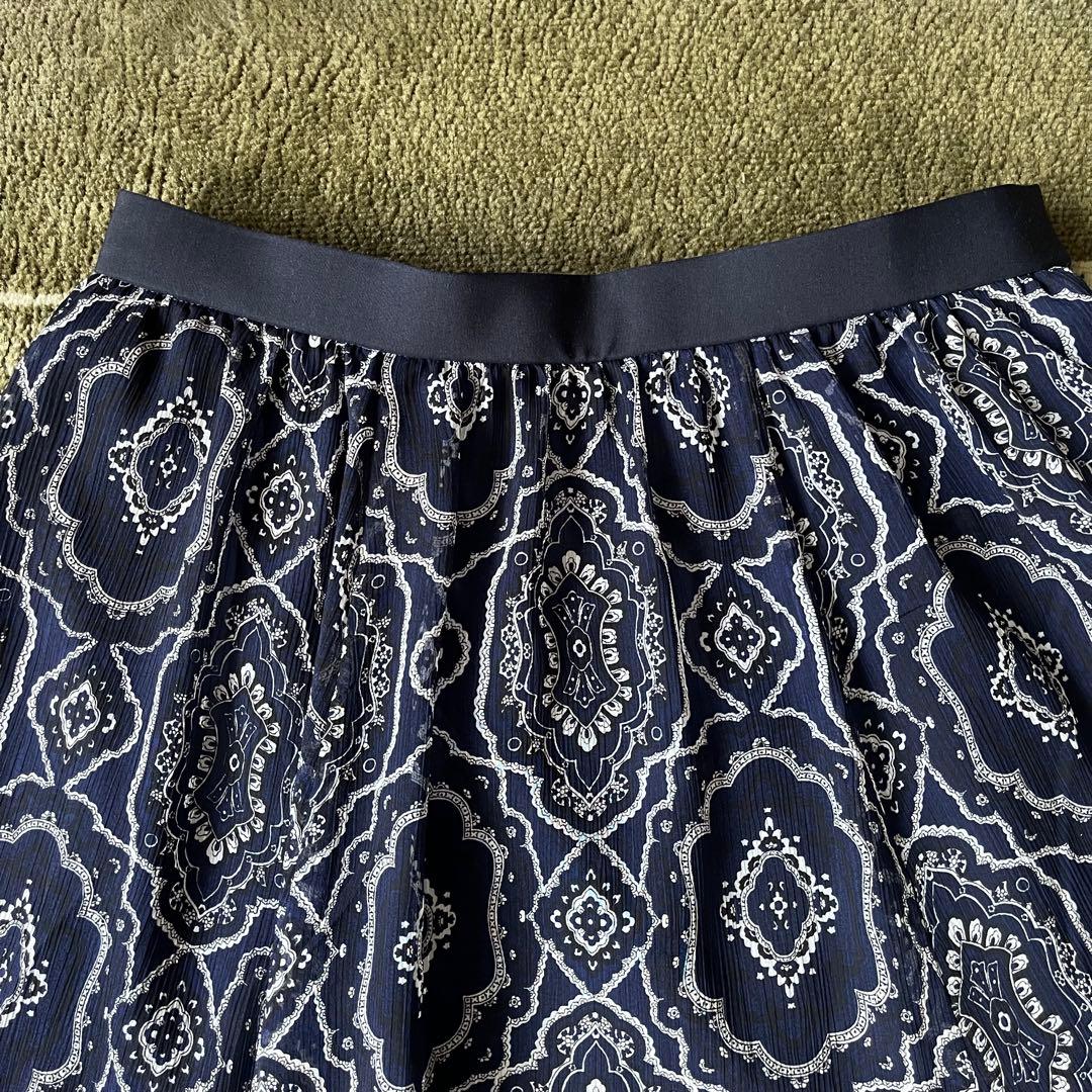 23区 オーナメントプリントギャザースカート　2024