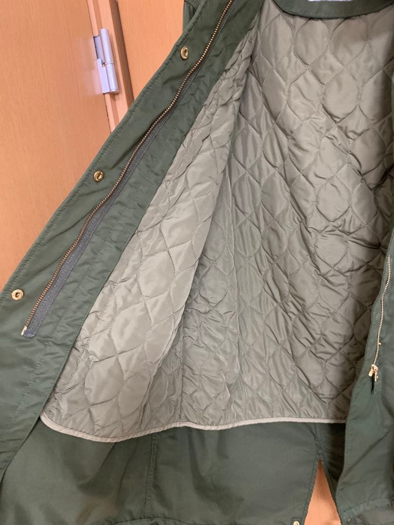 美品！イエナ　ライナー付きスーピマコットンモッズコート　クリーニング済