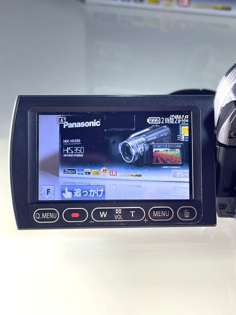 値下げしました【ワイコン＆フィッシュレンズ付き】HDC-HS350 SD/HDD