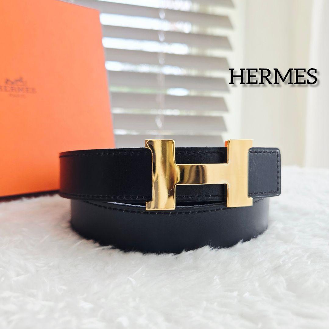 ⭐HERMES⭐ 美品 エルメス ベルト コンスタンス リバーシブル 箱付き