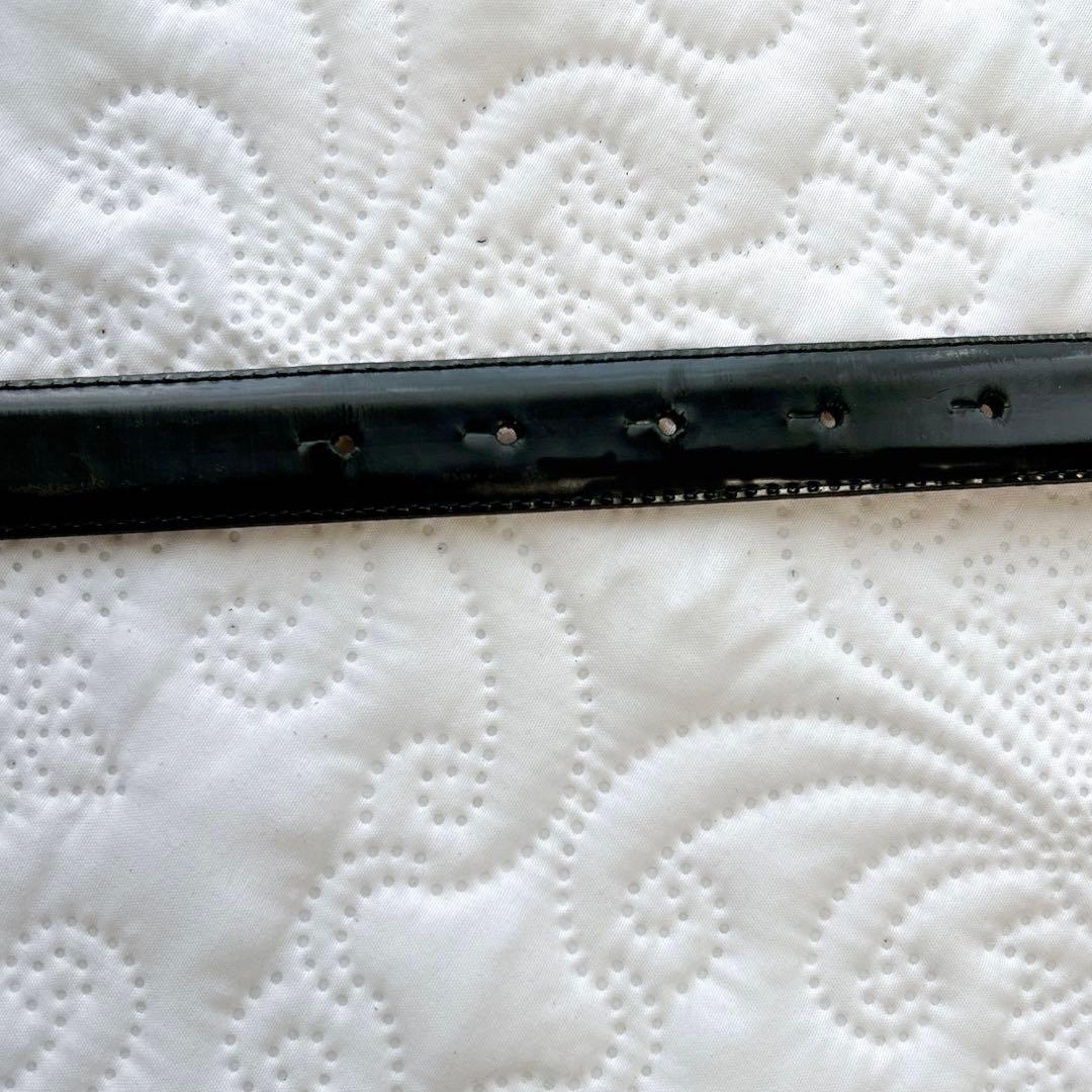 ノメさん専用 希少✨ラルフローレン ロゴ ベルト レザー アメリカ製 ブラック