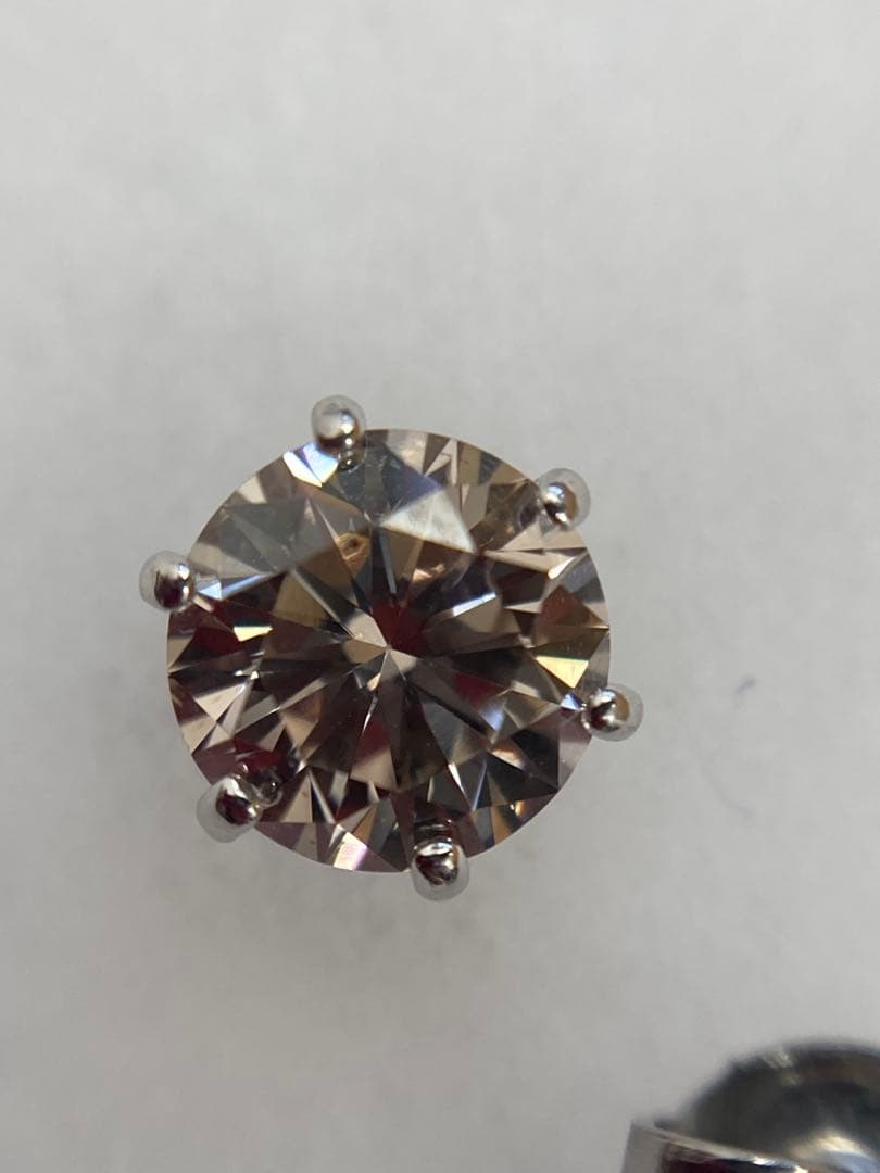 片耳 ピアス◇Pt900 ダイヤモンド 0.35ct