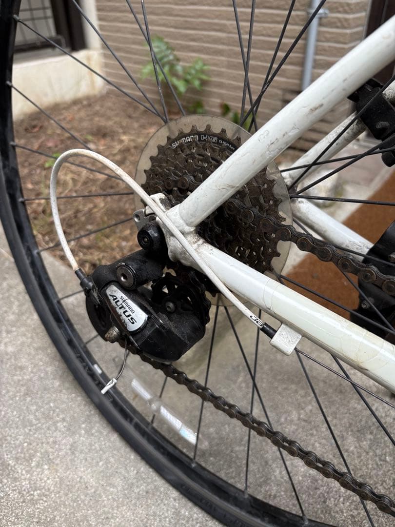 凛GIANT クロスバイク ホワイト エスケープR3 【付属品付き】