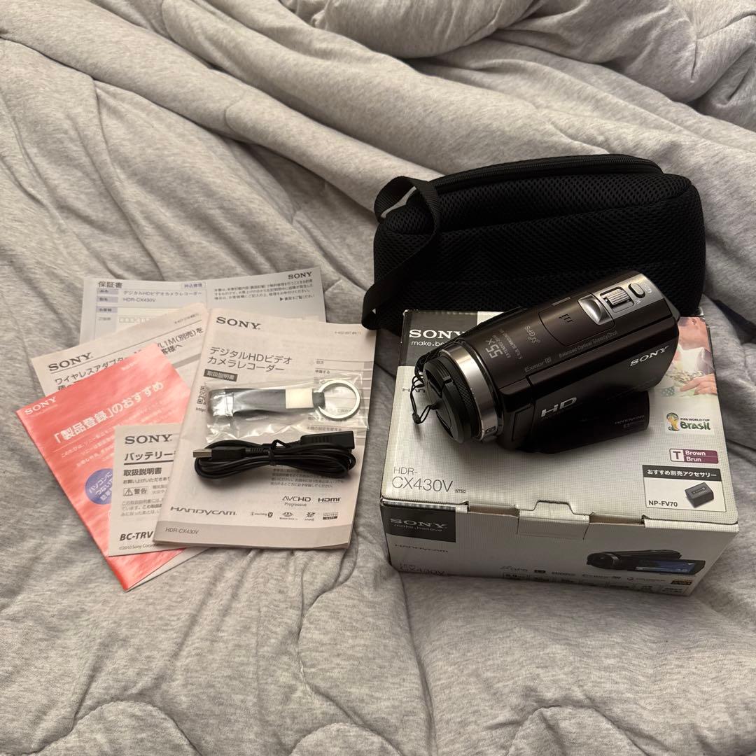 SONY デジタルビデオカメラ HDR-CX430V