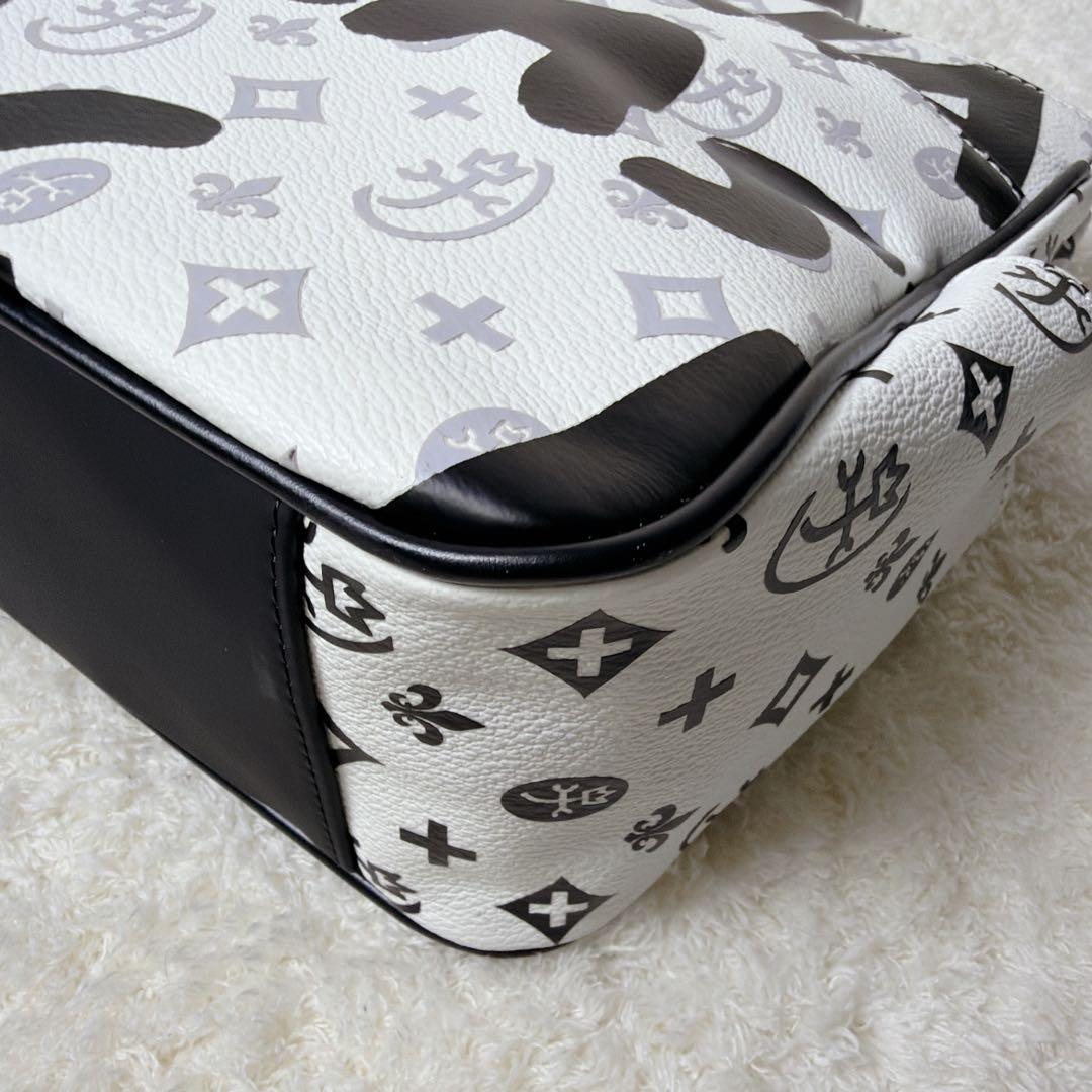 【未使用級】 カステルバジャック ヤリス ハンドバッグ ミニ レザー ホワイト