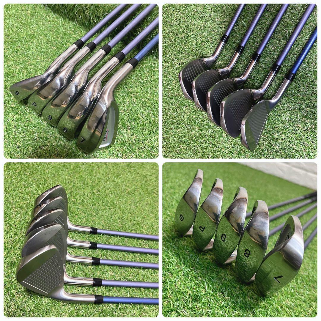 美品 おまけ多数 ツアーステージViQ CL他 レディースゴルフクラブ8本セット