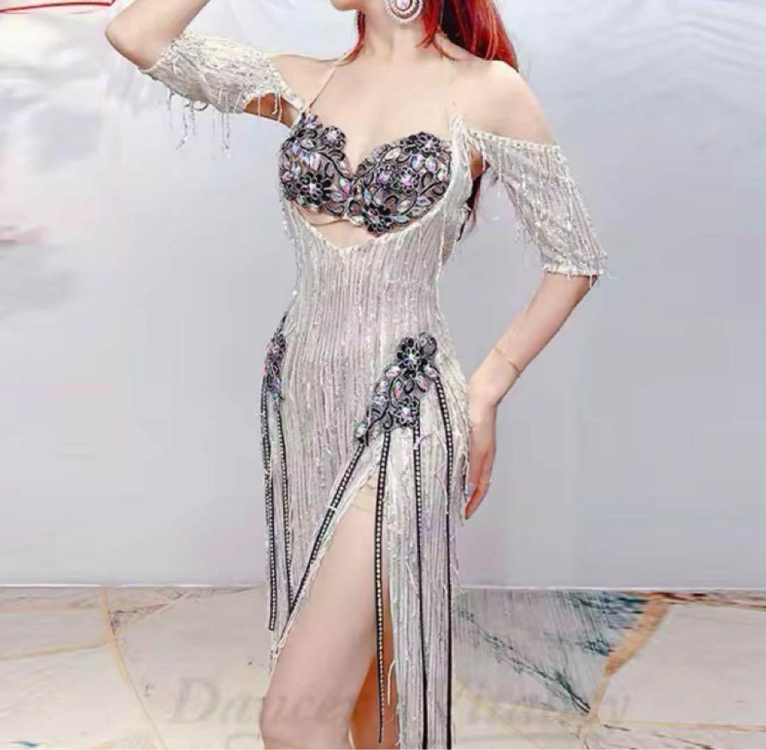 ベリーダンス　ドレス　衣装　練習着　レッスン着　サイーディ　バラディドレス