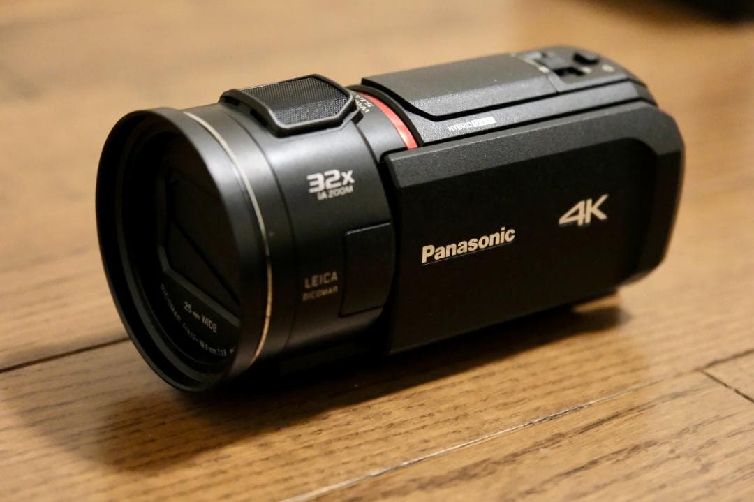 Panasonic 最新ビデオカメラHC-VX2MS、箱付属品、大容量バッテリー