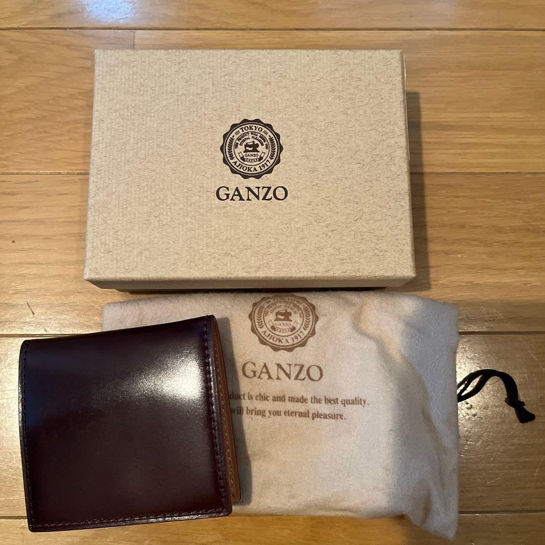 GANZO ダークブラウン レザー ケース