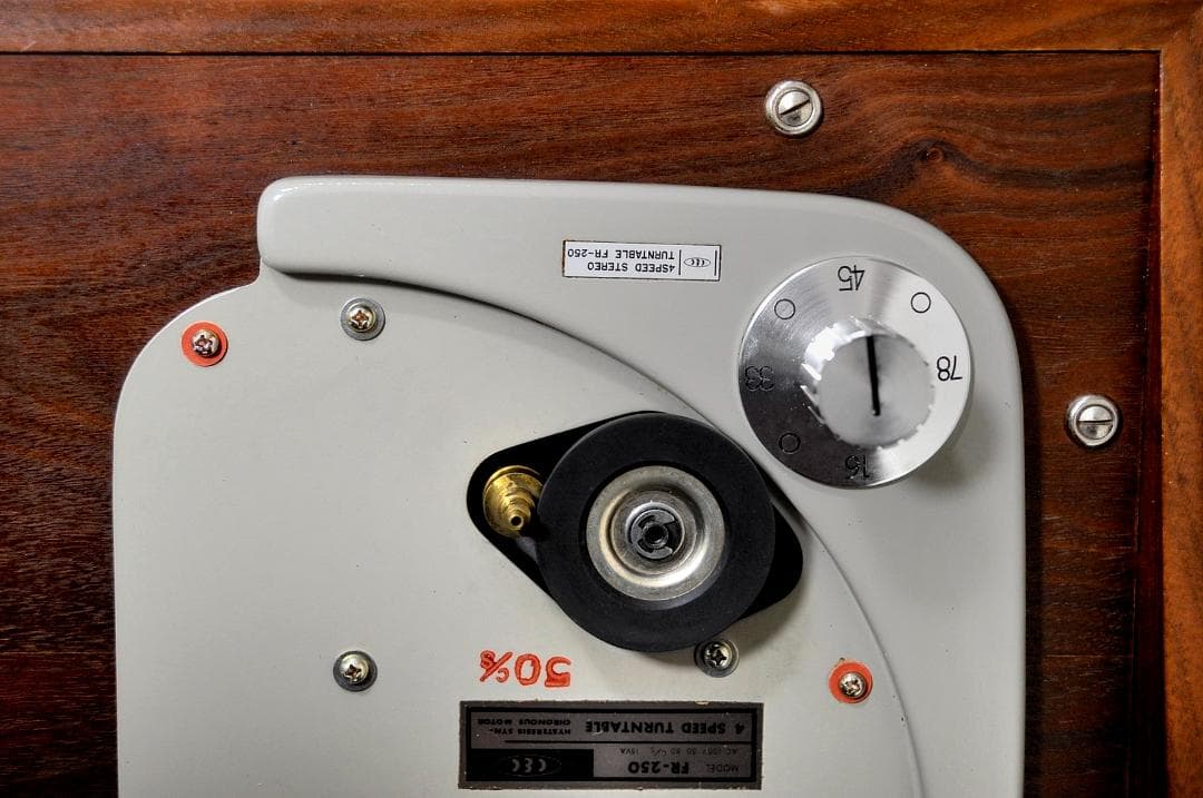 ★CEC 4SPEED STEREO TURNTABLE FR-250　50Hz