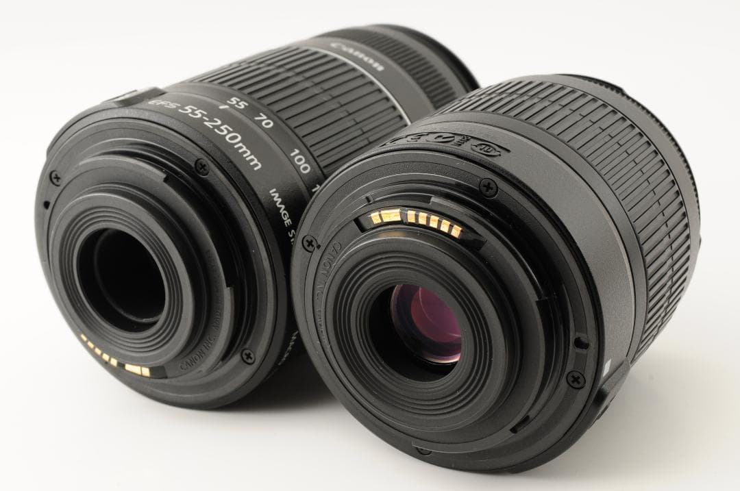 [美品 元箱付き] キャノン Canon EOS X5 ダブルレンズセット