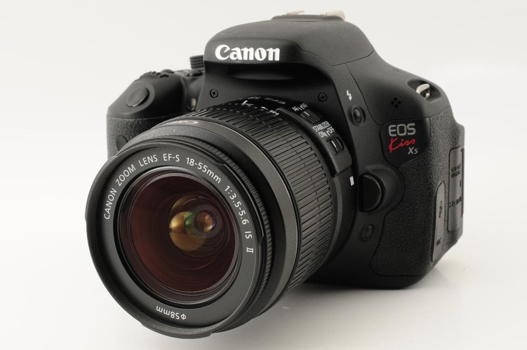 [美品 元箱付き] キャノン Canon EOS X5 ダブルレンズセット